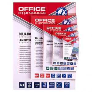 Folia laminacyjna Office arkusz A4/100/80mic
